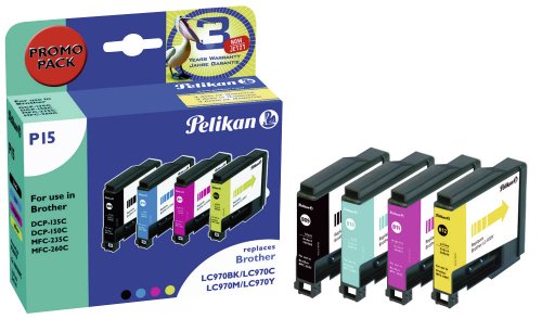 Pelikan Cartuccia Brother LC970 comp. Multipack Pelikan Cartuccia Brother LC970 comp. Multipack von Pelikan