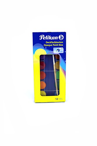 Pelikan 040063 Palette 12pièce (S) Multi Malerfarbe, Wasser – Gemälde mit Wasser von Pelikan