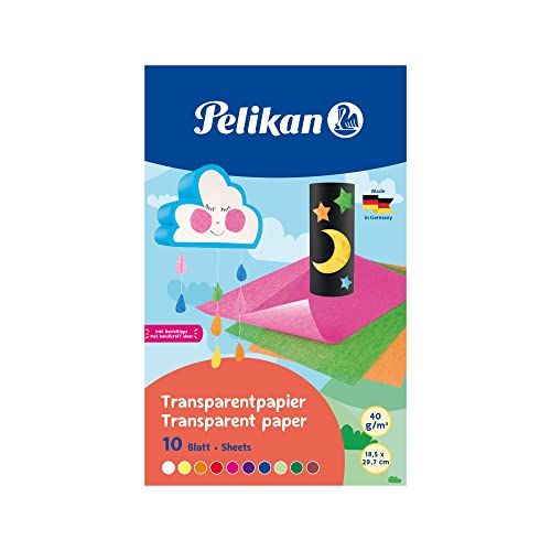 Pelikan 137943 - Transparentpapier, 10 Blatt (1, Transparentpapier | farbig) von Pelikan