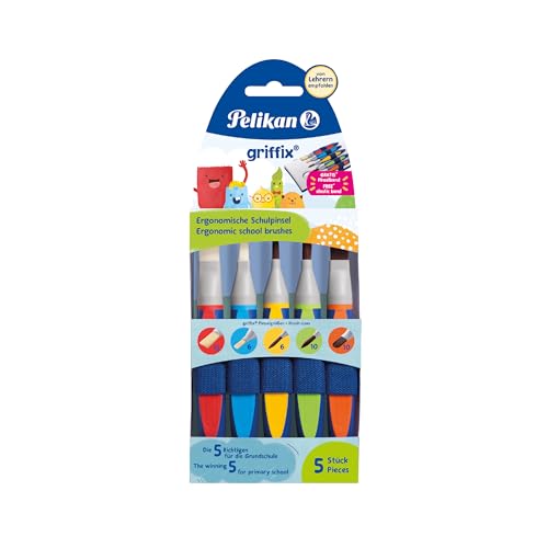 Pelikan 700733 Pinsel-Set, griffix mit Band, 5 Stück von Pelikan