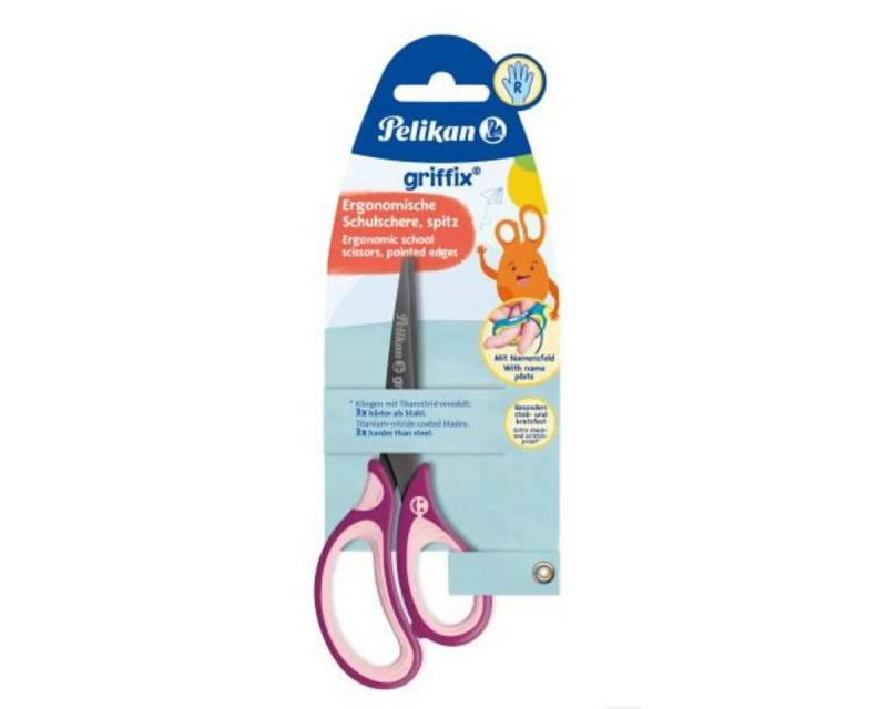 Pelikan Bastelscheren Pelikan Pelikan griffix® Schulschere spitz / Farbe: SweetBerry von Pelikan