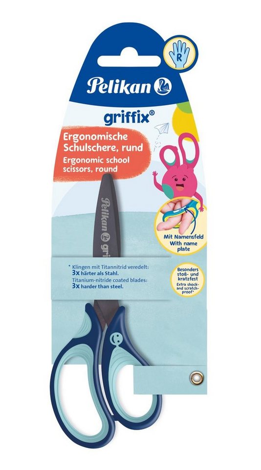 Pelikan Klemmen Pelikan Schere griffix SC1RB blau Rechtsh. 1er Blister von Pelikan