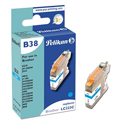 Pelikan Druckerpatrone B38 ersetzt Brother LC-223 C blau von Pelikan