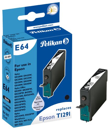 Pelikan Druckerpatrone E64 ersetzt Epson T12914011, Schwarz (pigment) von Pelikan