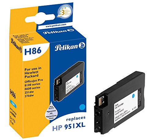 Pelikan Druckerpatrone H86 ersetzt HP CN046AE, Cyan von Pelikan