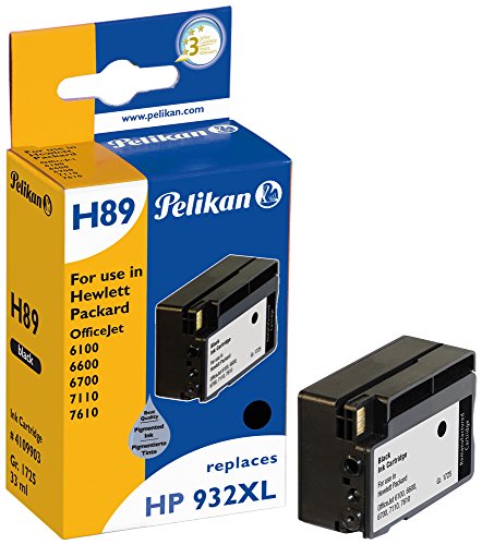 Pelikan Druckerpatrone H89 ersetzt HP CN053AE, Schwarz von Pelikan