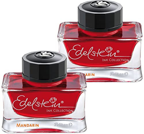 Pelikan Edelstein Ink 50ml (2er Pack, Mandarin) orange von Pelikan