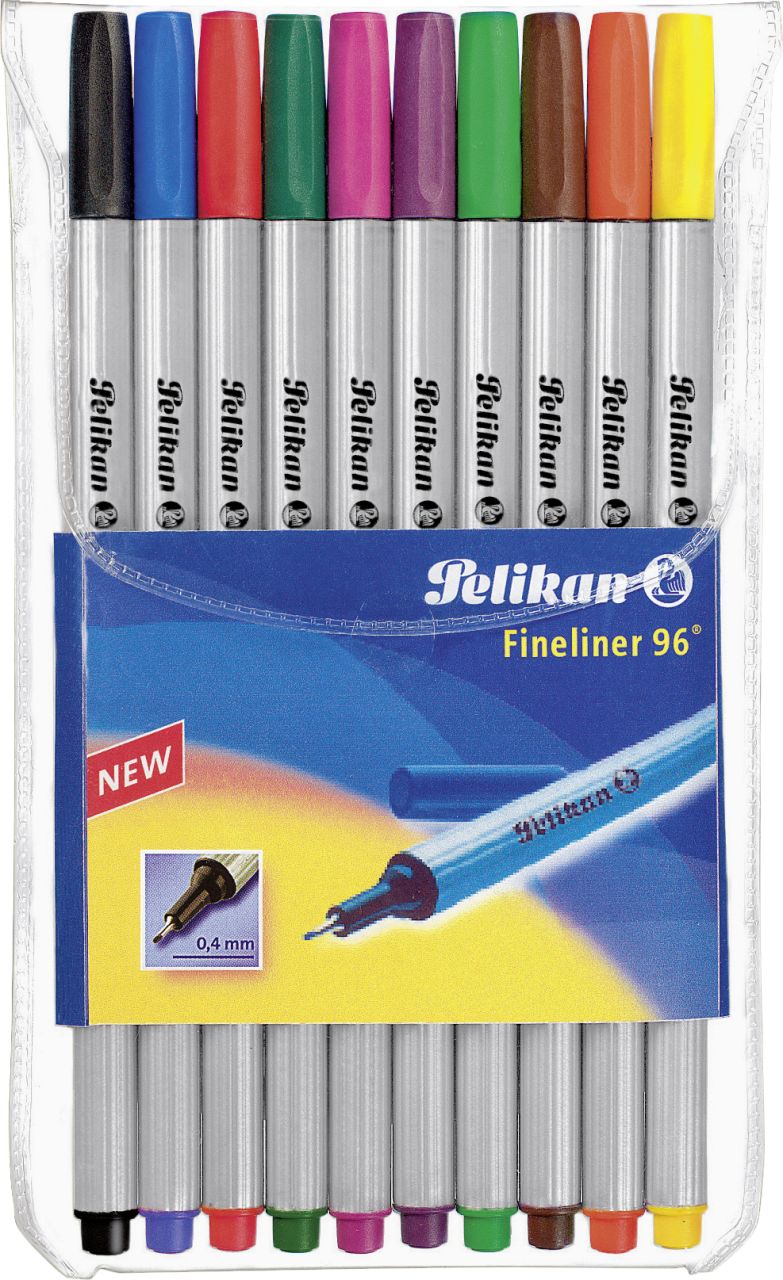 Pelikan Fineliner 96 sortiert im 10er-Etui von Pelikan