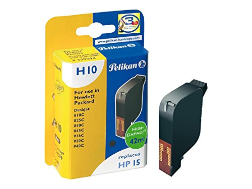 Pelikan H10 C6615DE Druckerpatrone (ersetzt HP 15) schwarz von Pelikan