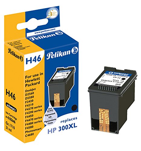 Pelikan H46 Druckerpatrone (ersetzt HP 300XL CC641EE) schwarz von Pelikan
