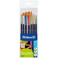 Pelikan Premium Pinsel-Set Größe 3, 4, 6, 8, 10, 12, 8-teilig von Pelikan