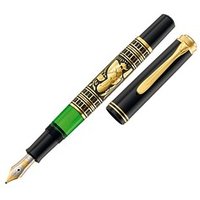 Pelikan Toledo M700 Kolbenfüller schwarz-gold F (fein) von Pelikan