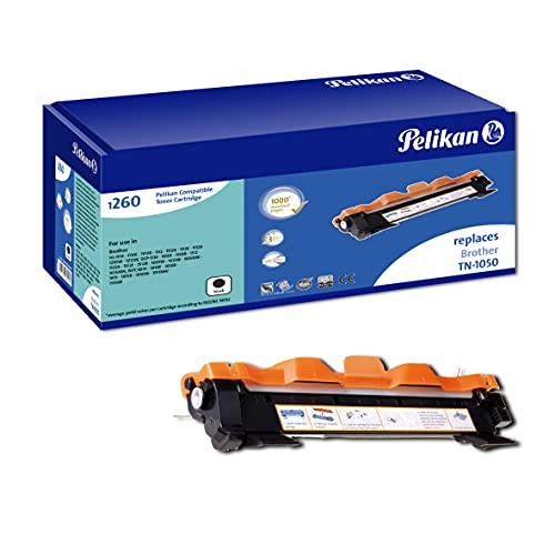 Pelikan Toner ersetzt Brother TN-1050 (passend für Drucker Brother HL 1110 / 1112 / MFC 1810 / DCP 1510/1512) von Pelikan