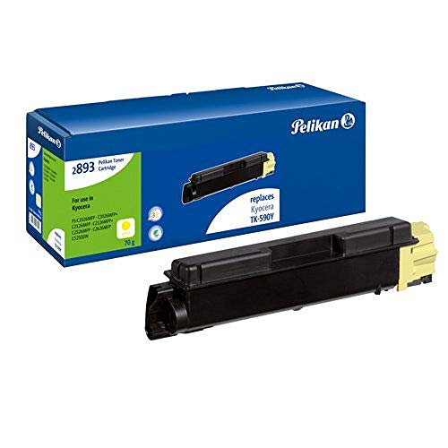 Pelikan Toner ersetzt Kyocera TK-590Y (passend für Drucker Kyocera FS C5250) von Pelikan