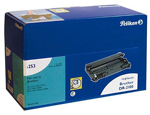 Pelikan Trommel ersetzt Brother DR-2100 (passend für Drucker Brother HL 2120) von Pelikan