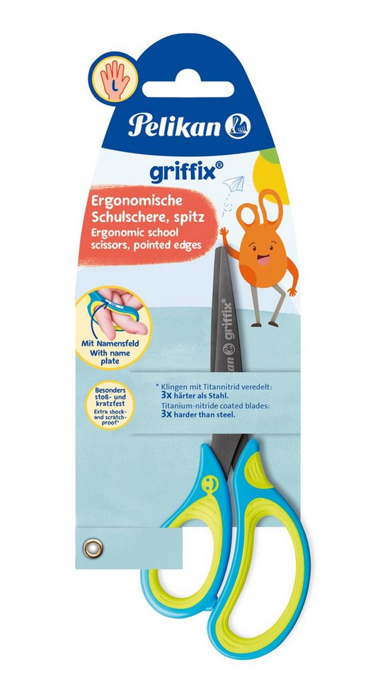 Pelikan Universalschere Pelikan 810265 Schere griffix SC1BLS blau Linksh. 1er Blister von Pelikan