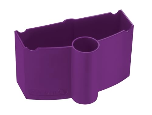 Pelikan Wasserbox mit Pinselhalter, Malbecher für K12 und K24, violett, 1 Stück von Pelikan