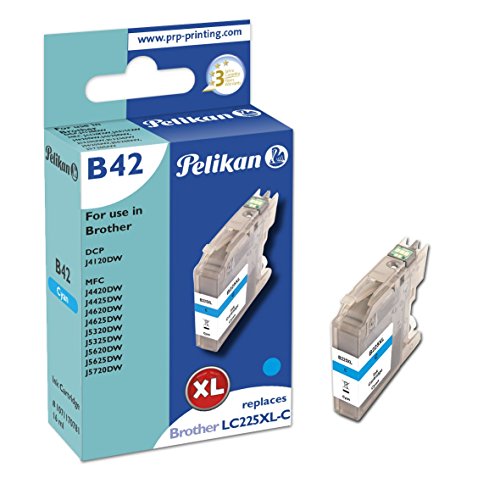 Pelikan XL Druckerpatrone B42 ersetzt Brother LC-225XL C blau Pelikan XL Druckerpatrone B42 ersetzt Brother LC-225XL C blau von Pelikan