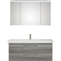 Saphir Badmöbel-Set "Balto Sprint 2-teilig, Mineralmarmor-Waschtisch mit LED-Spiegelschrank", (2 St.) von Saphir