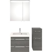 Saphir Badmöbel-Set "Balto Sprint 3-teilig, Mineralmarmor-Waschtisch mit LED-Spiegelschrank", (4 St.) von Saphir