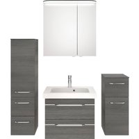 Saphir Badmöbel-Set "Balto Sprint 4-teilig, Mineralmarmor-Waschtisch mit LED-Spiegelschrank", (5 St.) von Saphir