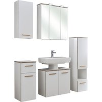 Saphir Badmöbel-Set "Quickset 931 5-teilig, Waschbeckenunterschrank mit LED-Spiegelschrank", (Set, 5 St.) von Saphir