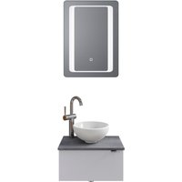Saphir Badmöbel-Set "Serie 6915", (4 St.), Gäste-Bad, 51 cm breit, mit LED-Spiegel und 1 Tür von Saphir