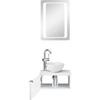 Saphir Badmöbel-Set "Serie 6915", (4 St.), Gäste-Bad, 51 cm breit, mit LED-Spiegel und 1 Tür von Saphir