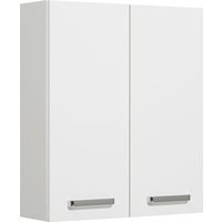 Saphir Hängeschrank "Quickset Wand-Badschrank 60 cm breit mit 2 Türen und 2 Einlegeböden", Badezimmer-Hängeschrank inkl. Türdämpfer, Griffe in Chrom Glanz von Saphir