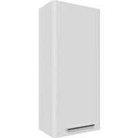 Saphir Hängeschrank "Quickset 316 Wand-Badschrank 30 cm breit, 1 Tür, 2 Einlegeböden", Badezimmer-Hängeschrank inkl. Türdämpfer, Griffe in Chrom Glanz von Saphir