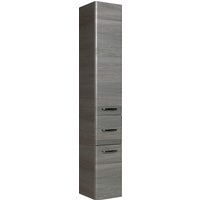 Saphir Hochschrank "Quickset Badschrank 30 cm breit, 2 Türen, 1 Schublade, 3 Einlegeböden" Badezimmer-Hochschrank inkl. Türdämpfer, Griffe in Chrom glänzend von Saphir
