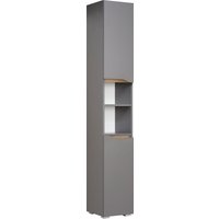 Saphir Hochschrank "Quickset Badschrank 30 cm breit, 2 Türen, 1 Nische, 2 Einlegeböden" von Saphir