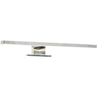Saphir LED Spiegelleuchte "Quickset LED-Aufsatzleuchte für Spiegel o. Spiegelschrank, Chrom Glanz", Badlampe 30 cm breit, Lichtfarbe kaltweiß, Kunststoff, 480 LM, 6500K von Saphir