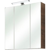 Saphir Spiegelschrank "Quickset Badschrank, 3 Spiegeltüren, 6 Einlegeböden, 65 cm breit" von Saphir