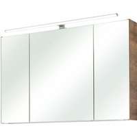 Saphir Spiegelschrank "Quickset Badschrank, 3 Spiegeltüren, 6 Einlegeböden, 105 cm breit" von Saphir