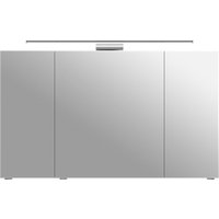 Saphir Spiegelschrank "6005 Sprint Badschrank, 3 Spiegeltüren, 6 Einlegeböden, 120 cm breit" inkl. LED-Beleuchtung, Türdämpfer, Schalter-/Steckdosenkombination von Saphir