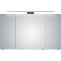 Saphir Spiegelschrank "6005 Sprint Badschrank, 3 Spiegeltüren, 6 Einlegeböden, 120 cm breit", inkl. LED-Beleuchtung, Türdämpfer, Schalter-/Steckdosenkombination von Saphir