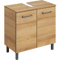 Saphir Waschbeckenunterschrank "Quickset 919 Unterbeckenschrank, Riviera Eiche quer Nachbildung" von Saphir