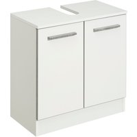Saphir Waschbeckenunterschrank "Quickset 953 Unterbeckenschrank, 60 cm breit, 2 Türen, Weiß Glanz" von Saphir
