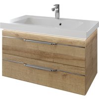 Saphir Waschtisch "Serie Balto Mineralmarmor-Waschtisch mit Unterschrank, 92 cm breit" von Saphir