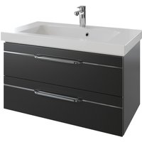 Saphir Waschtisch "Serie Balto Mineralmarmor-Waschtisch mit Unterschrank, 92 cm breit" von Saphir