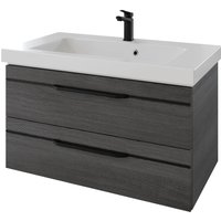 Saphir Waschtisch "Serie Balto Mineralmarmor-Waschtisch mit Unterschrank, 92 cm breit" von Saphir