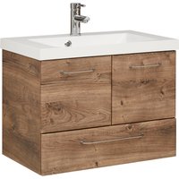 Saphir Waschtisch "Quickset Mineralmarmor-Waschtisch mit Unterschrank, 74 cm breit" Wachplatz, Griffe Chrom Glanz, inkl. Türdämpfer, 2 Türen, 1 Schublade Saphir Waschtisch "Quickset Mineralmarmor-Waschtisch mit Unterschrank, 74 cm breit" Wachplatz, Griffe Chrom Glanz, inkl. Türdämpfer, 2 Türen, 1 Schublade von Saphir