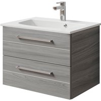 Saphir Waschtisch "Serie 6025 Mineralmarmor-Waschtisch mit Unterschrank, 67 cm breit" von Saphir