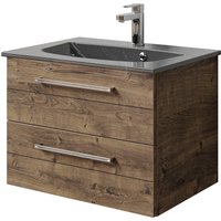 Saphir Waschtisch "Serie 6025 Mineralmarmor-Waschtisch mit Unterschrank, 67 cm breit" von Saphir