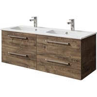 Saphir Waschtisch "Serie 6025 Mineralmarmor-Waschtisch mit Unterschrank, 132 cm breit" von Saphir