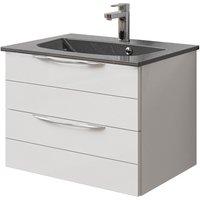 Saphir Waschtisch "Serie 6025 Mineralmarmor-Waschtisch mit Unterschrank, 67 cm breit" von Saphir