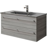 Saphir Waschtisch "Serie 6025 Mineralmarmor-Waschtisch mit Unterschrank, 97 cm breit" von Saphir