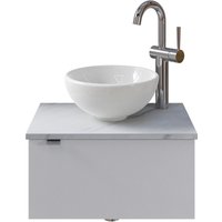 Saphir Waschtisch "Serie 6915 Waschschale mit Unterschrank für Gästebad, Gäste WC" von Saphir