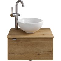 Saphir Waschtisch "Serie 6915 Waschschale mit Unterschrank für Gästebad, Gäste WC" von Saphir